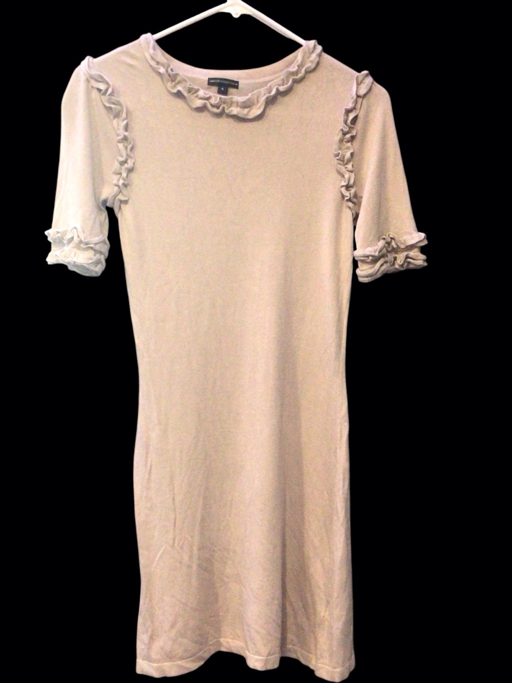 EUC....BEIGE Summer sweater dress by Limited Collection. Definitely Bodycon...
